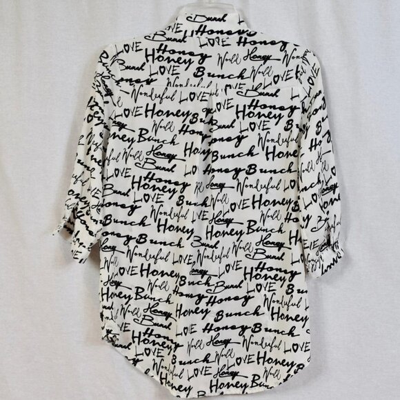 Great black & white top - Picture 3 of 3